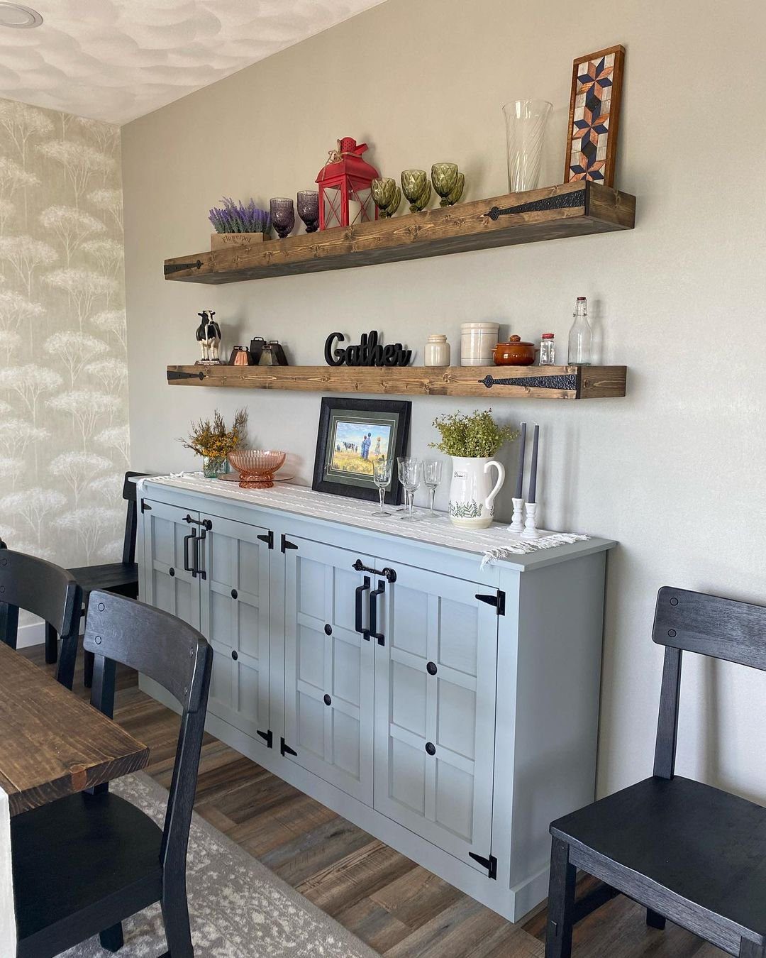 25 Stunning Floating Shelves That Wow in 2025 6 Rustic Charm with Reclaimed Wood Shelves