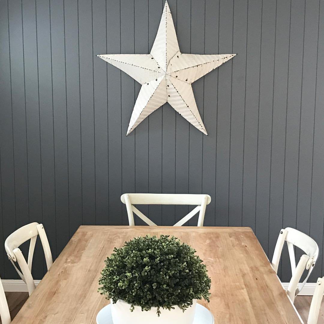 20 Jaw-Dropping Grey Shiplap Ideas for 2025 16 Simple Dining Area with Grey Shiplap Accent Wall