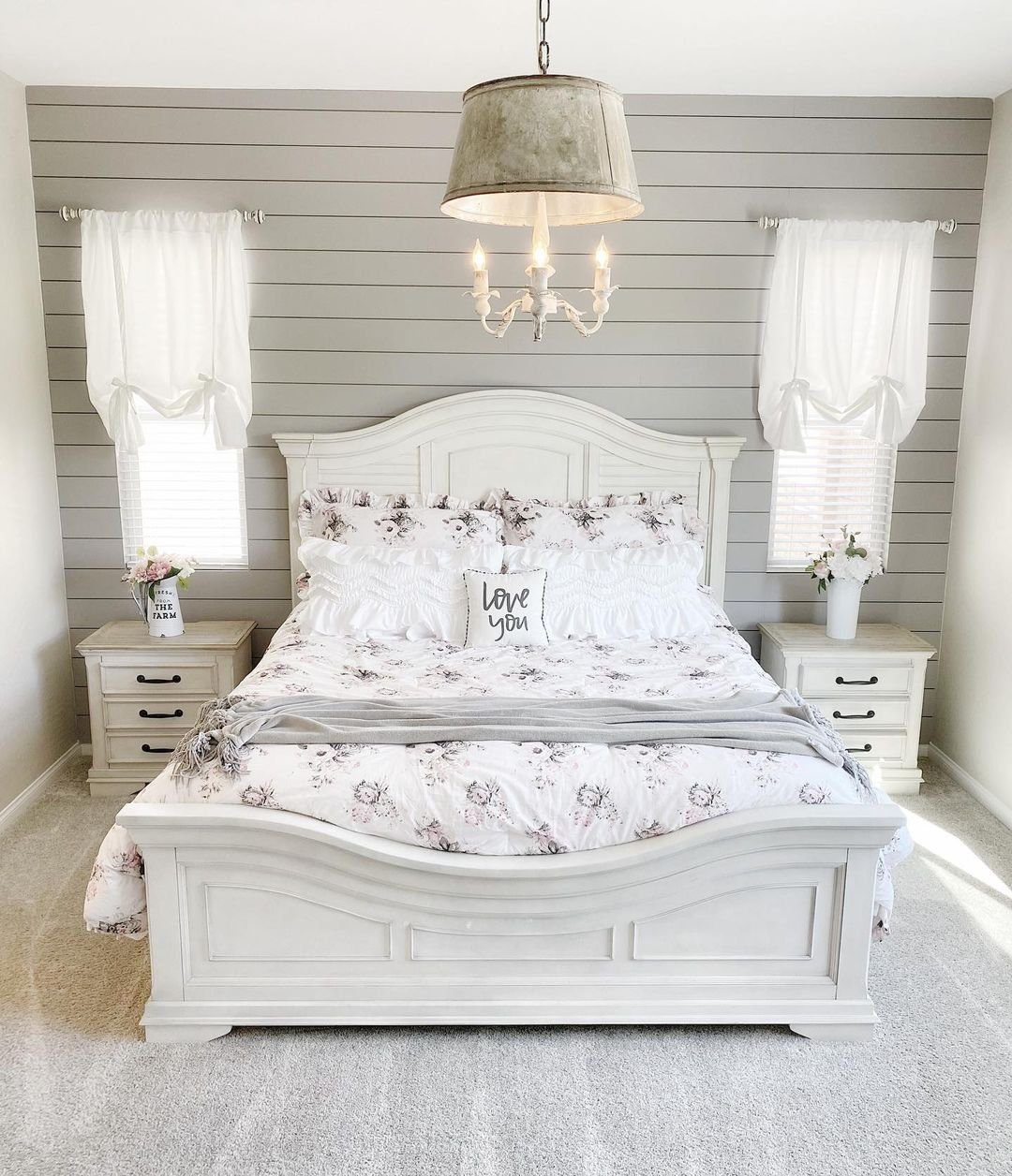 20 Jaw-Dropping Grey Shiplap Ideas for 2025 19 Bright Cottage Bedroom with Grey Shiplap Walls