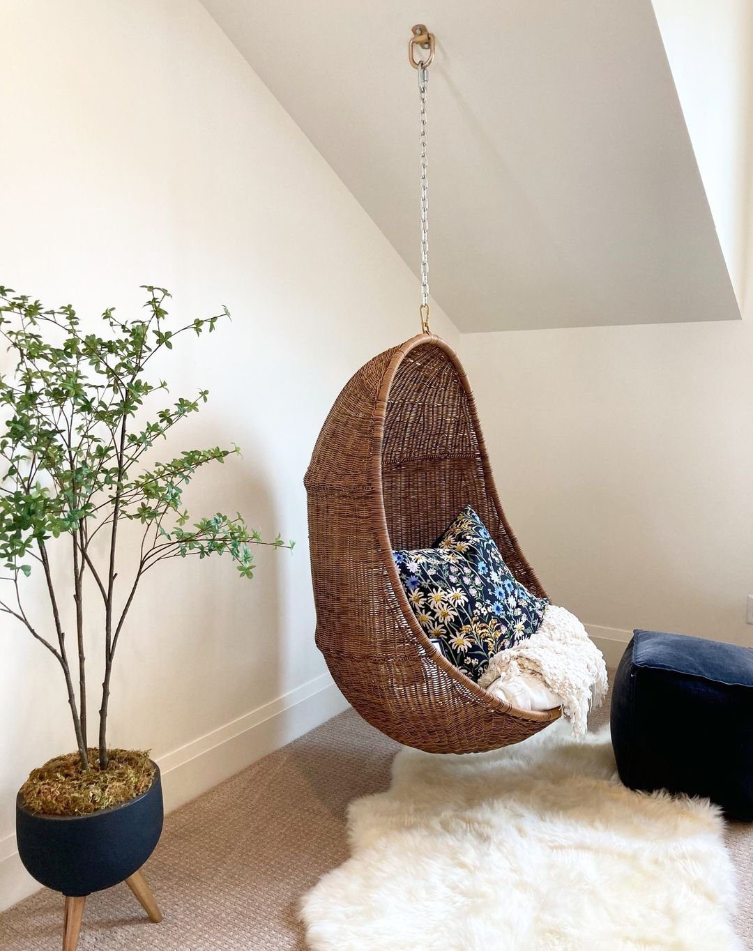 Jaw-Dropping Egg Chairs That'll Transform Your Home 2025 25 Tranquil Loft Egg Chair Nook