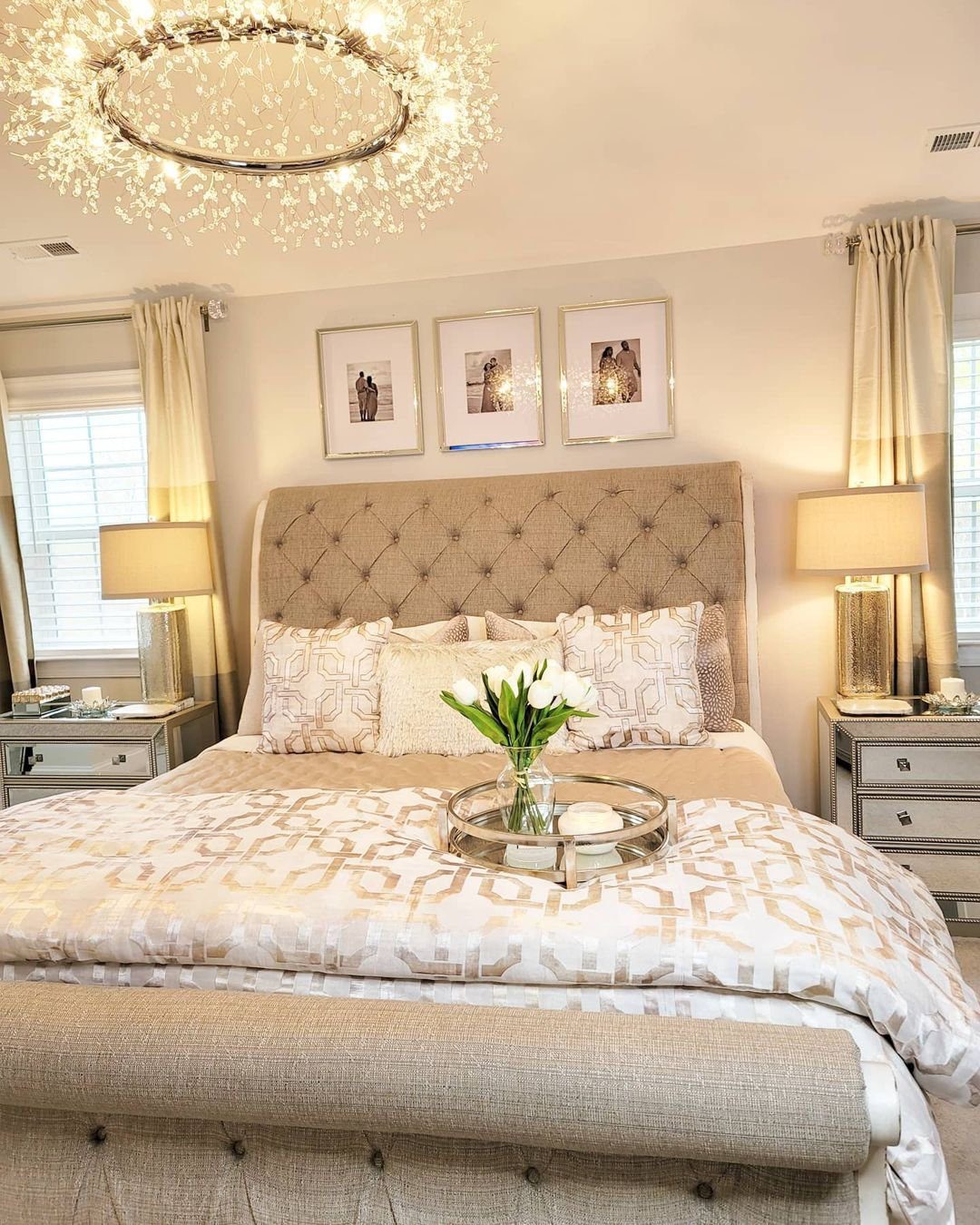 Elegant Serenity: Tufted Comfort