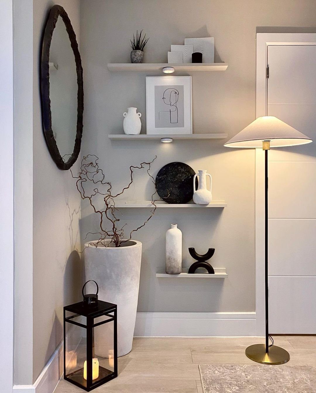 25 Jaw-Dropping Corner Decor Hacks for 2025! 1 Stylish Floating Shelves for Corner Decor