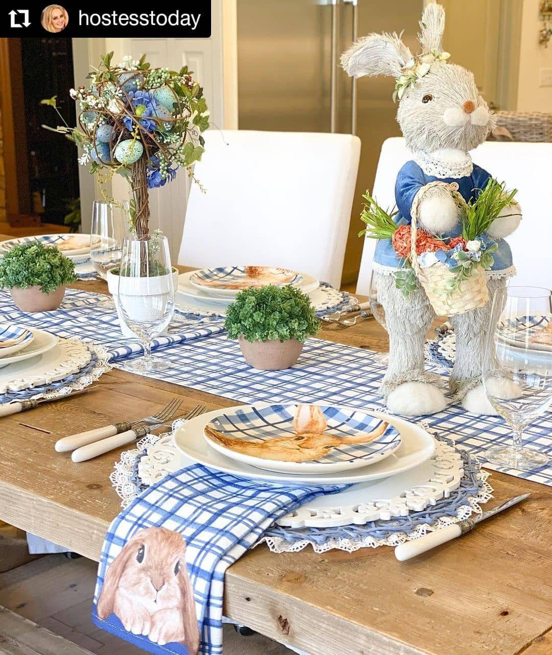 Stunning Blue Centerpieces That Will Blow Your Mind 2025 12 Playful Blue Easter Centerpiece