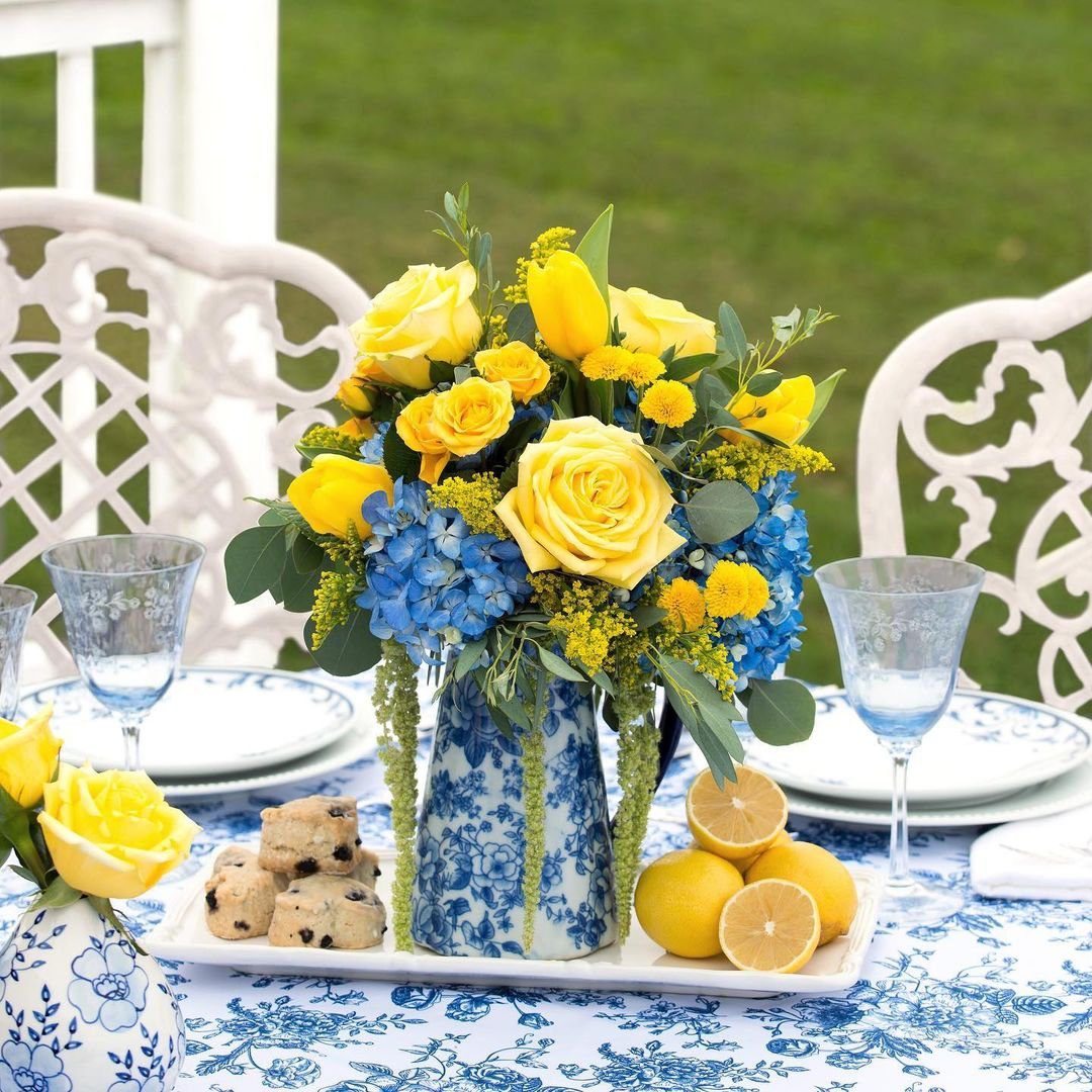 Stunning Blue Centerpieces That Will Blow Your Mind 2025 24 Fresh Yellow and Blue Floral Centerpiece