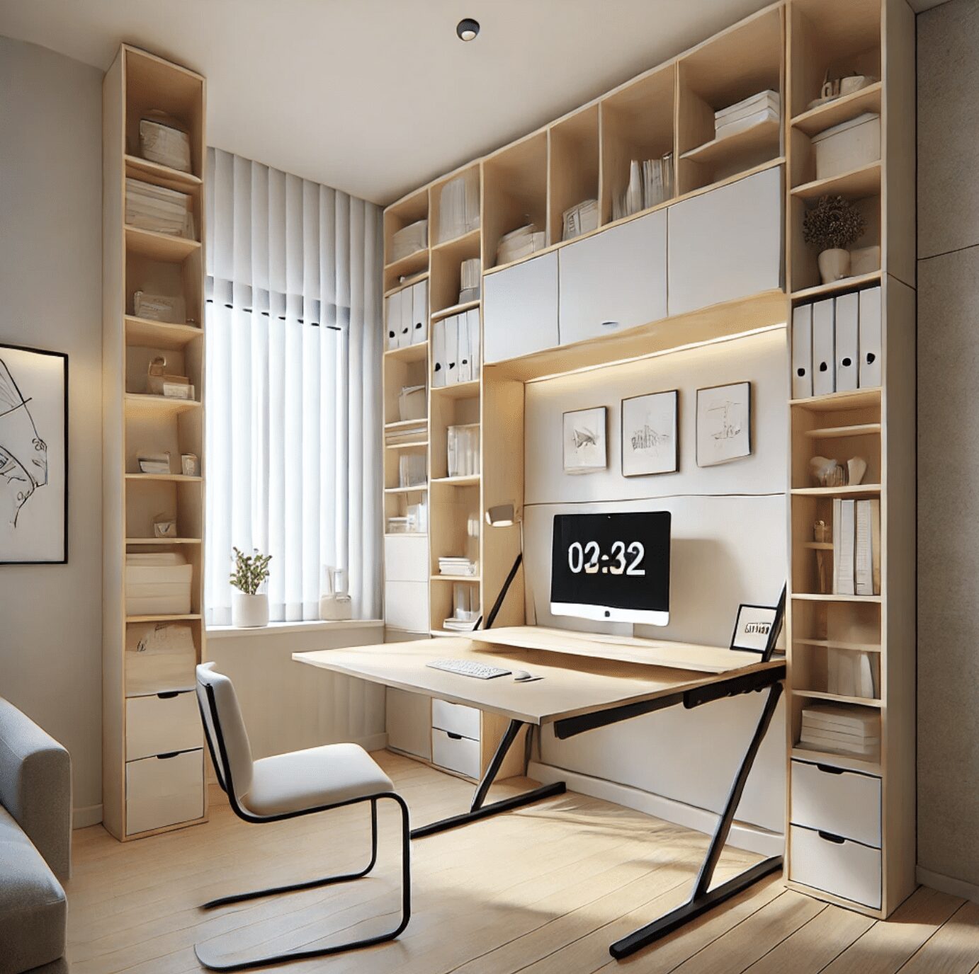 Stunning Home Office Hacks Designers Swear By (2025) 4 4. Hayim Grant: Select Foldable and Wall-Mounted Pieces