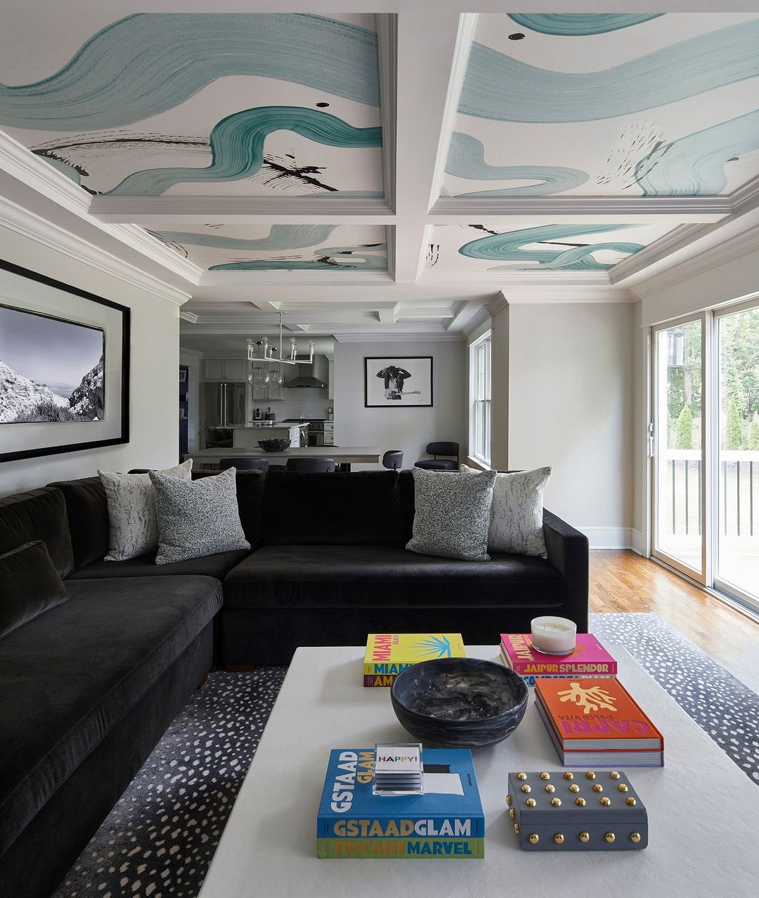 25 Jaw-Dropping Coffered Ceiling Ideas for 2025 12 12. Bold Artistry with Modern Flair