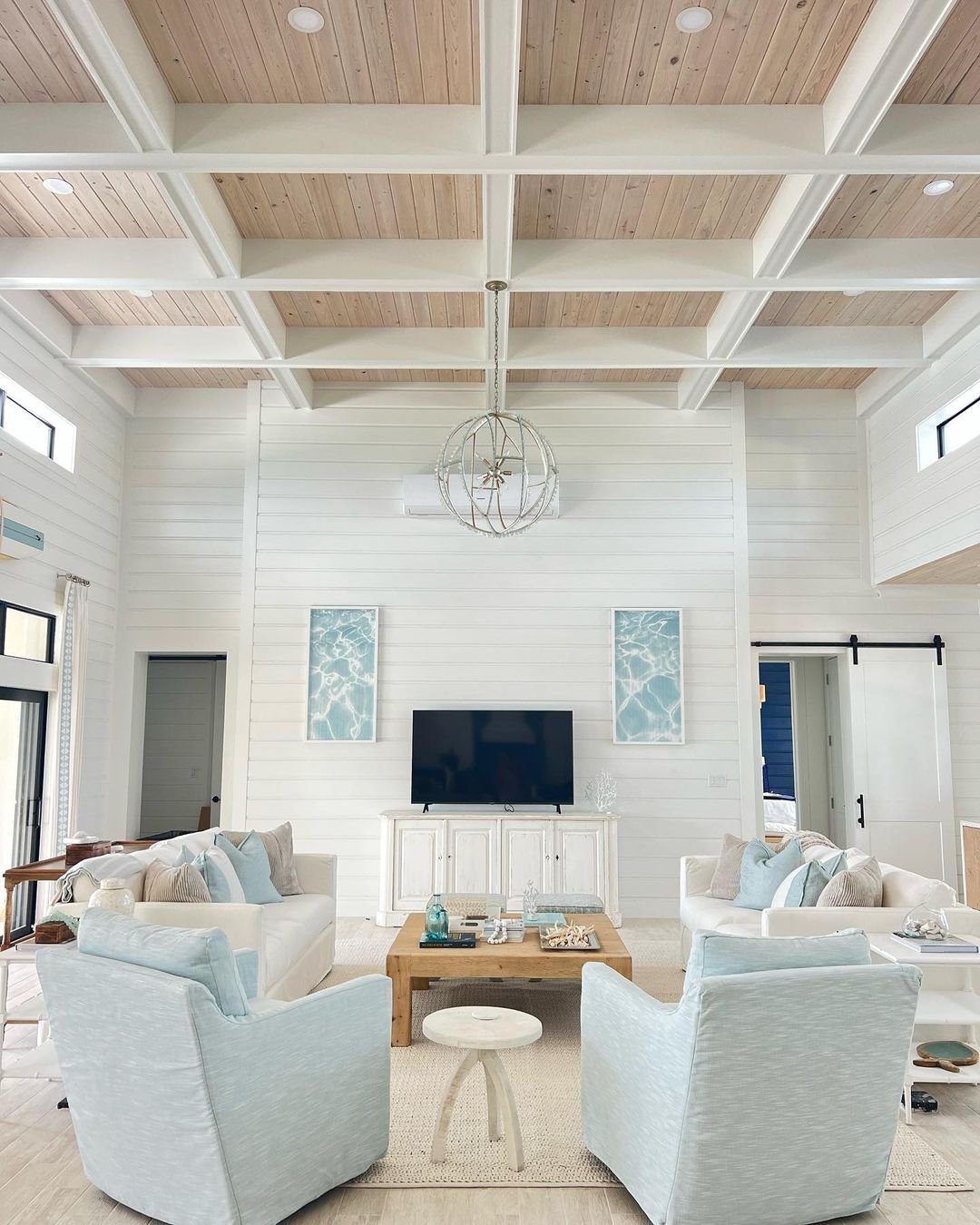 25 Jaw-Dropping Coffered Ceiling Ideas for 2025 13 Breezy Coastal Retreat