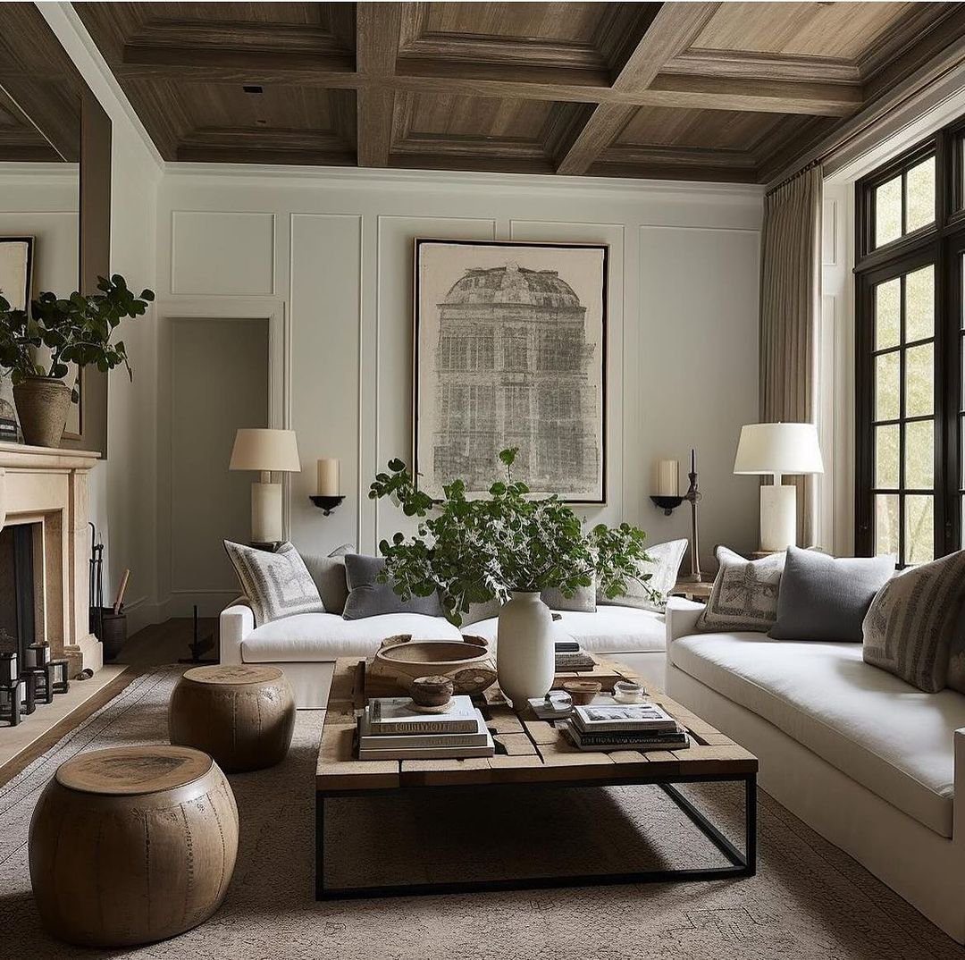 25 Jaw-Dropping Coffered Ceiling Ideas for 2025 20 Rustic Serenity with Modern Simplicity