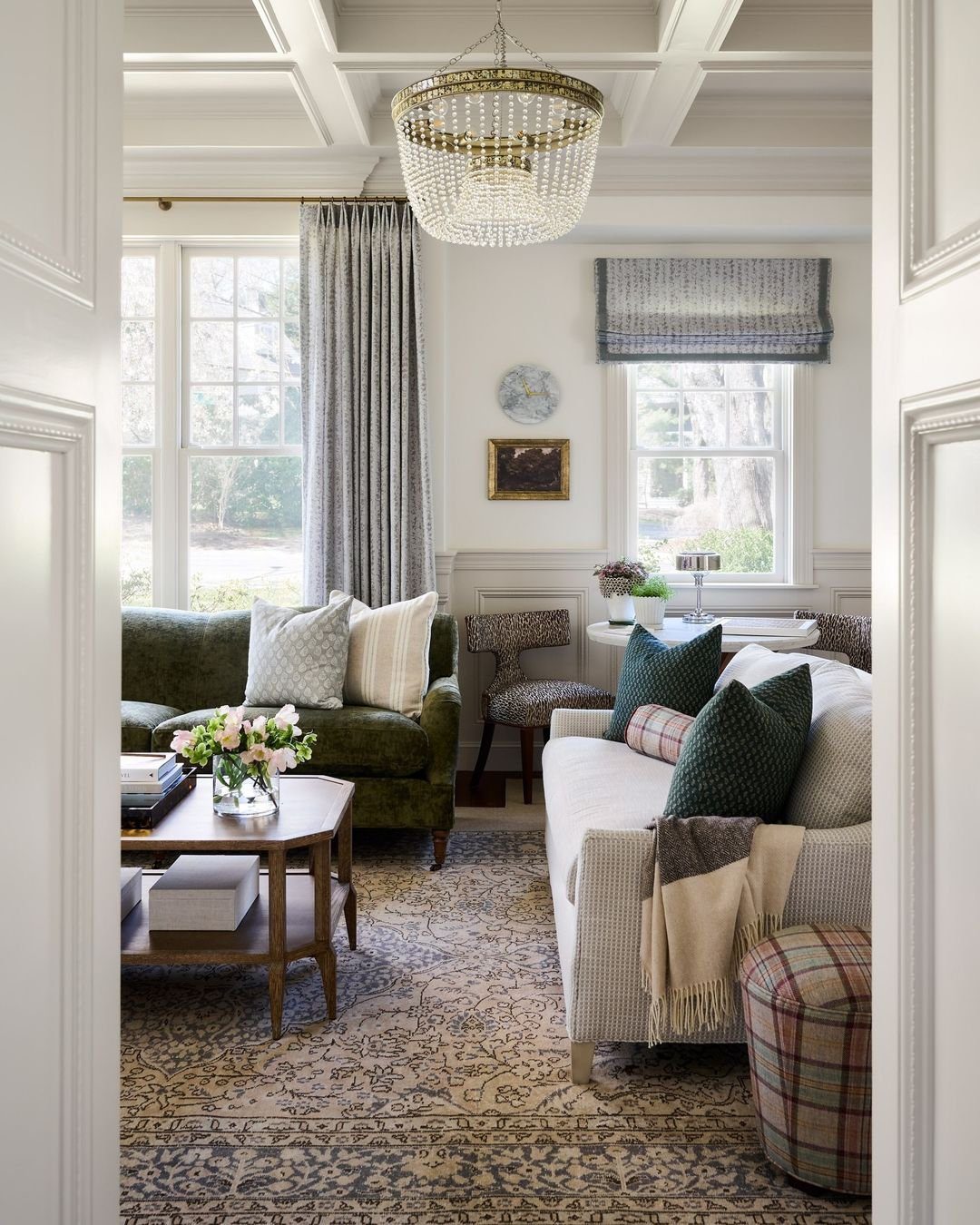 25 Jaw-Dropping Coffered Ceiling Ideas for 2025 24 Eclectic Elegance with Cozy Charm