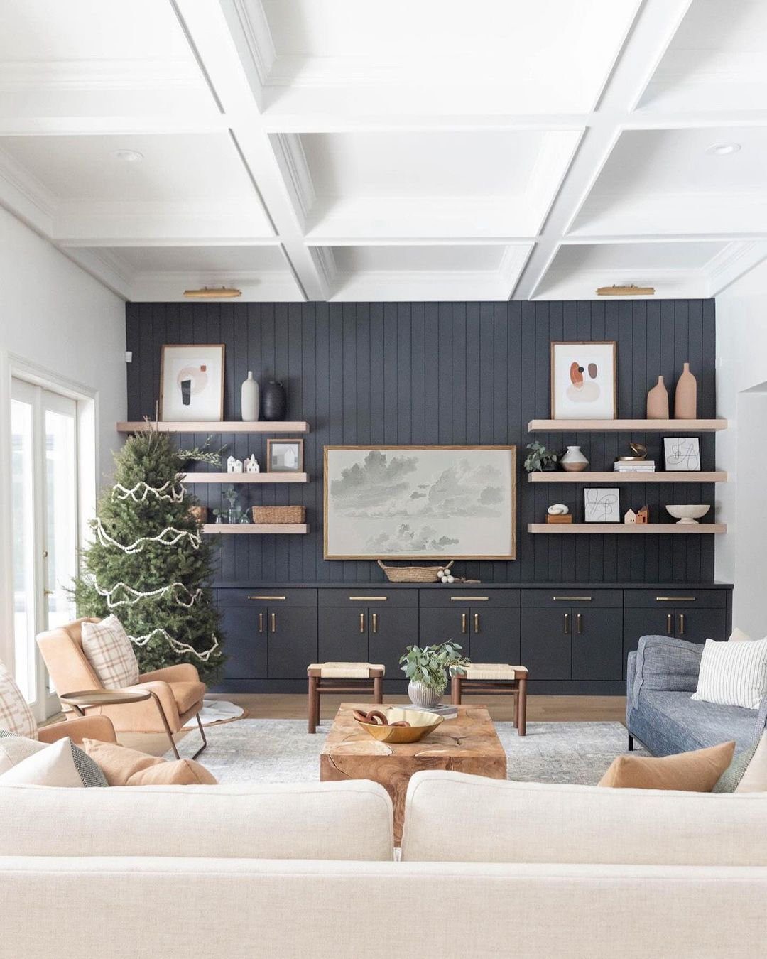 25 Jaw-Dropping Coffered Ceiling Ideas for 2025 25 Modern Simplicity with Rustic Charm