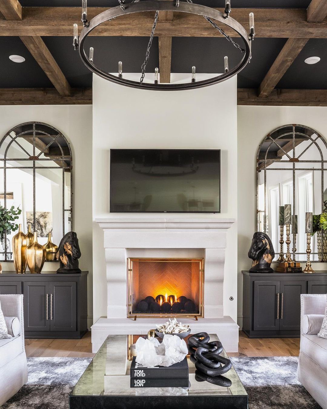 25 Jaw-Dropping Coffered Ceiling Ideas for 2025 3 Bold Contrast Elegance