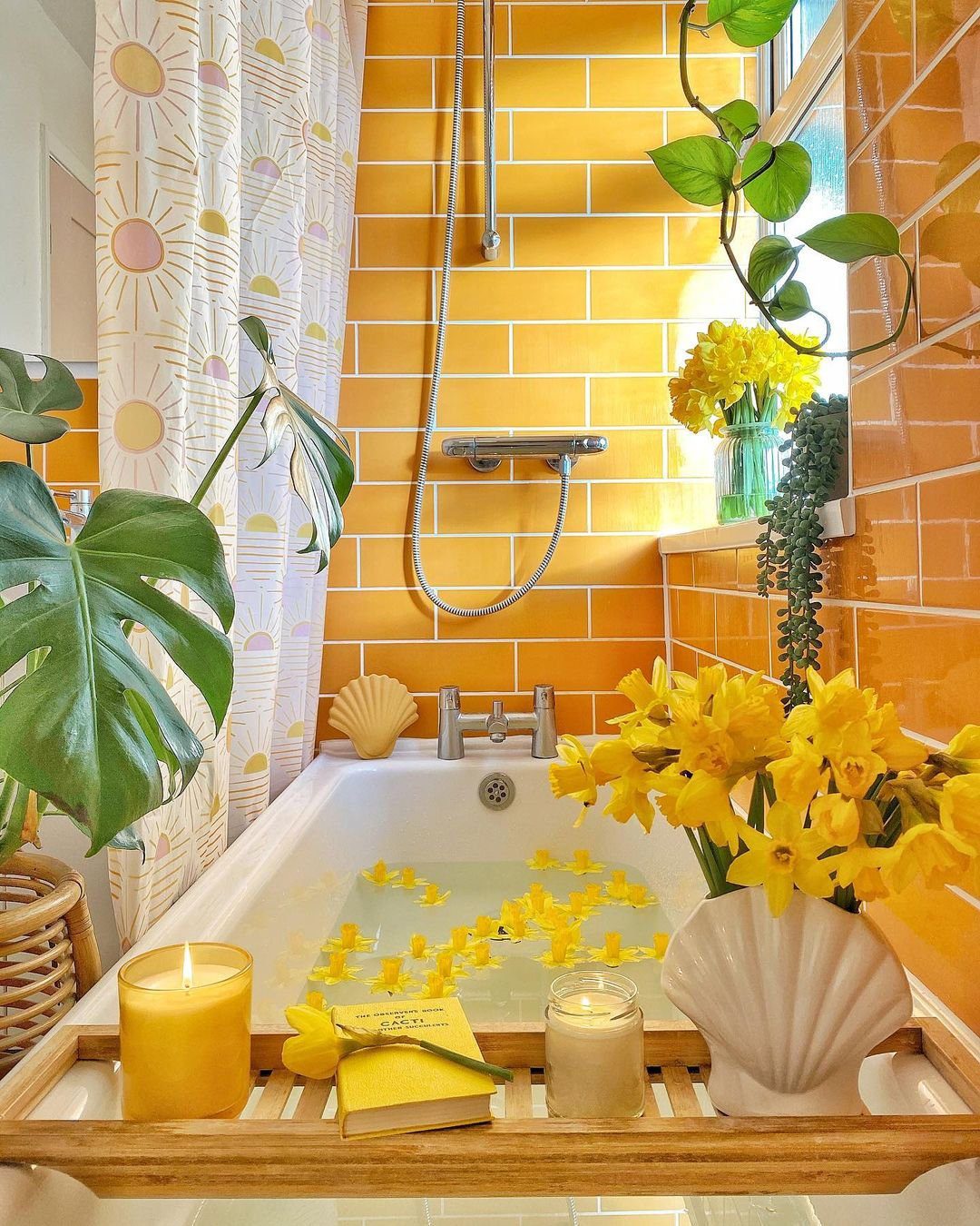 Shocking Dopamine Decor Bathroom Trends for 2025! 2 Sun-Kissed Bathroom For Instant Joy