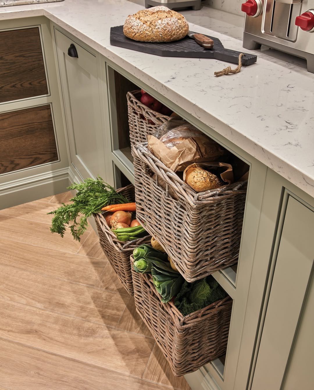 20 Mind-Blowing Pantry-Free Kitchen Hacks for 2025 2 Use Stackable Bins