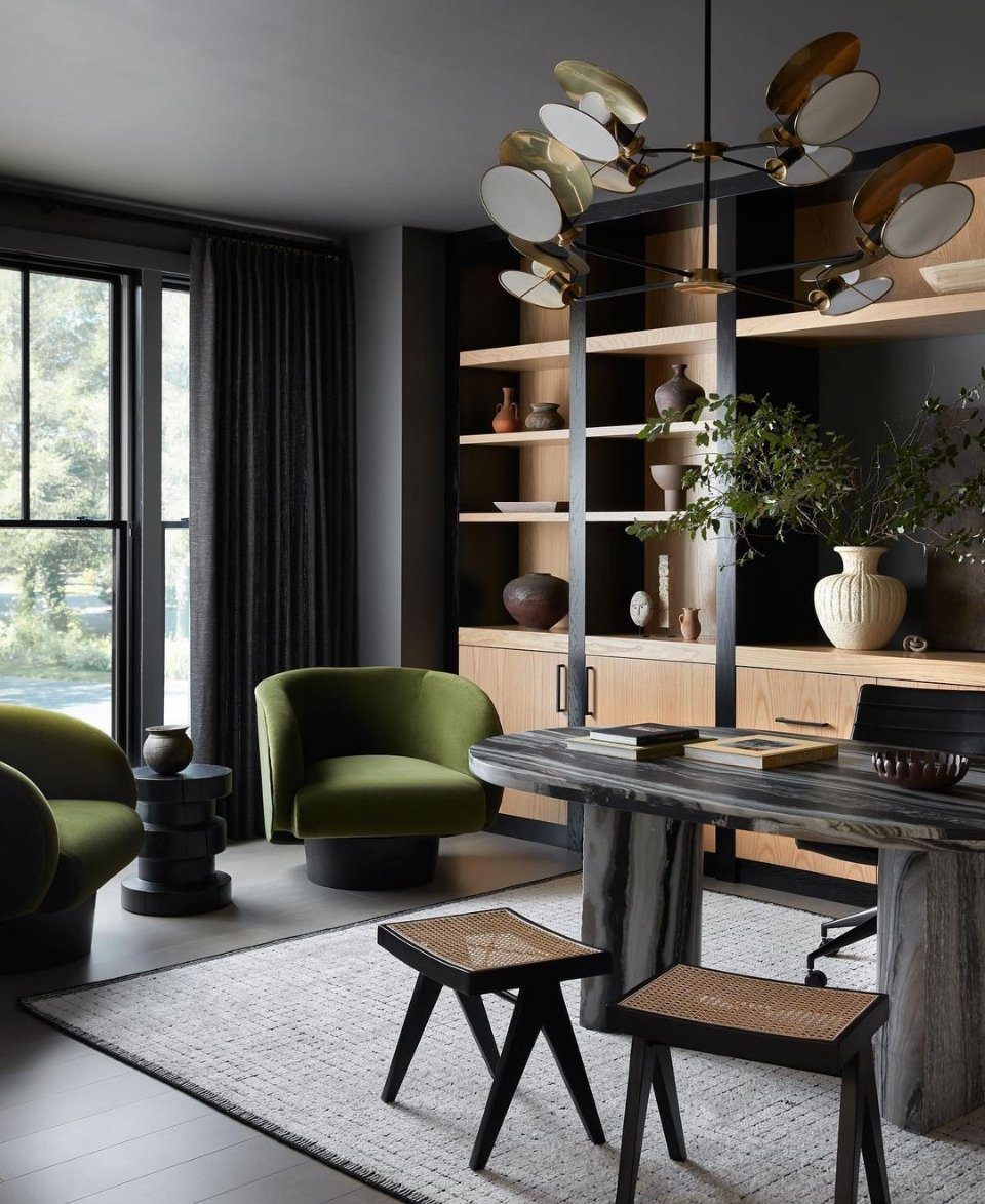 Jaw-Dropping Modern Office Ideas for 2025! 13 Sculptural Forms With Earthy Elegance