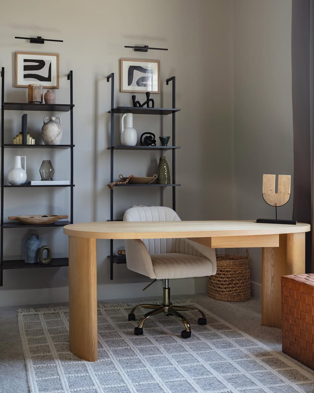 Jaw-Dropping Modern Office Ideas for 2025! 22 Modern Minimalism With Warm Textures
