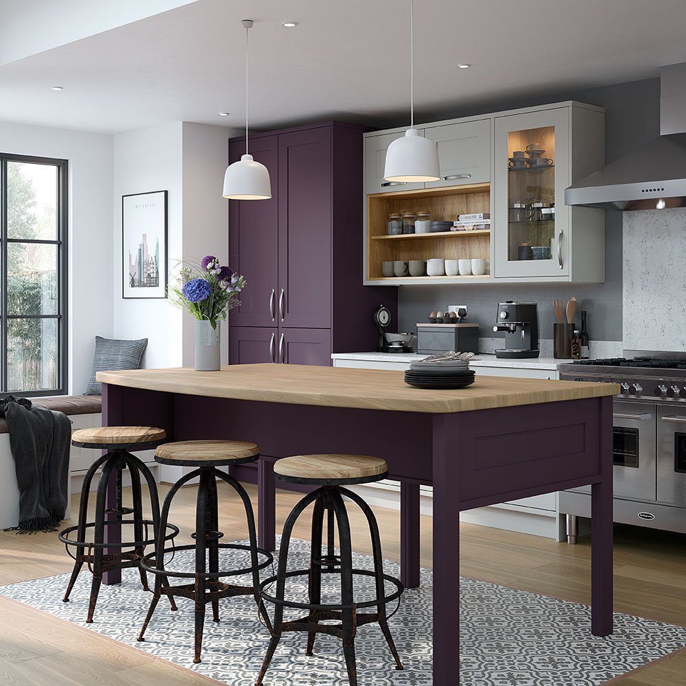 Deep Plum Island With Modern Flair