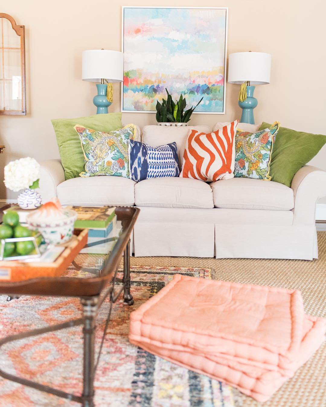 Jaw-Dropping Spring Living Room Makeovers for 2025 10 Vibrant Patterns And Spring Cheer Decorate