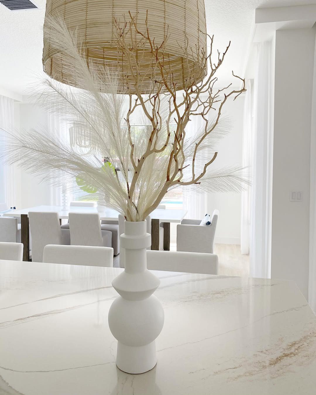 Wispy Pampas And Branches For Minimalist Elegance