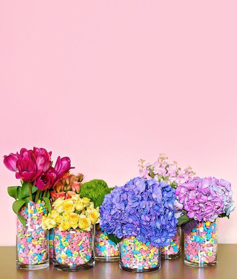 Colorful Candy Vase Fillers For A Playful Touch