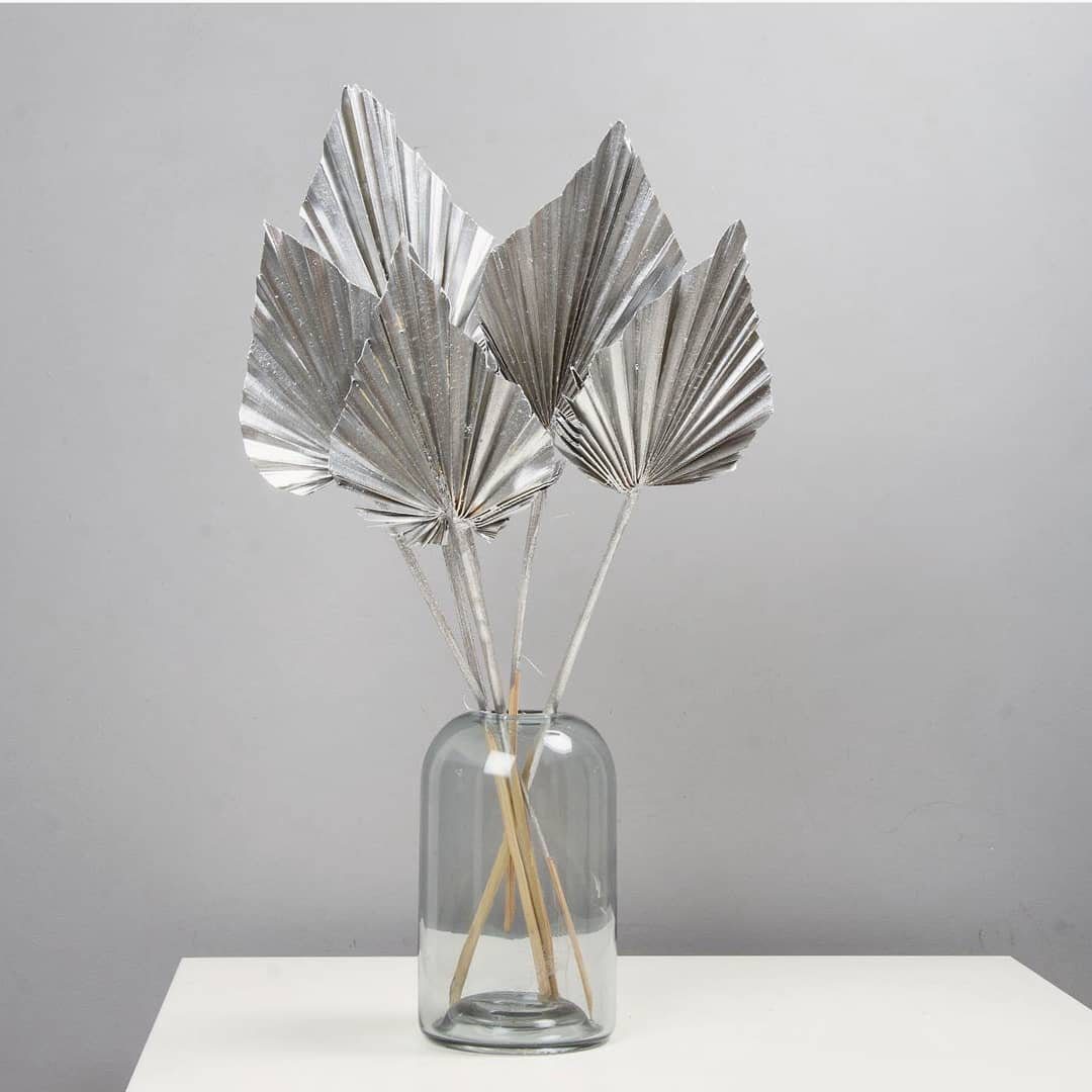 Metallic Palm Leaves For Modern Glam