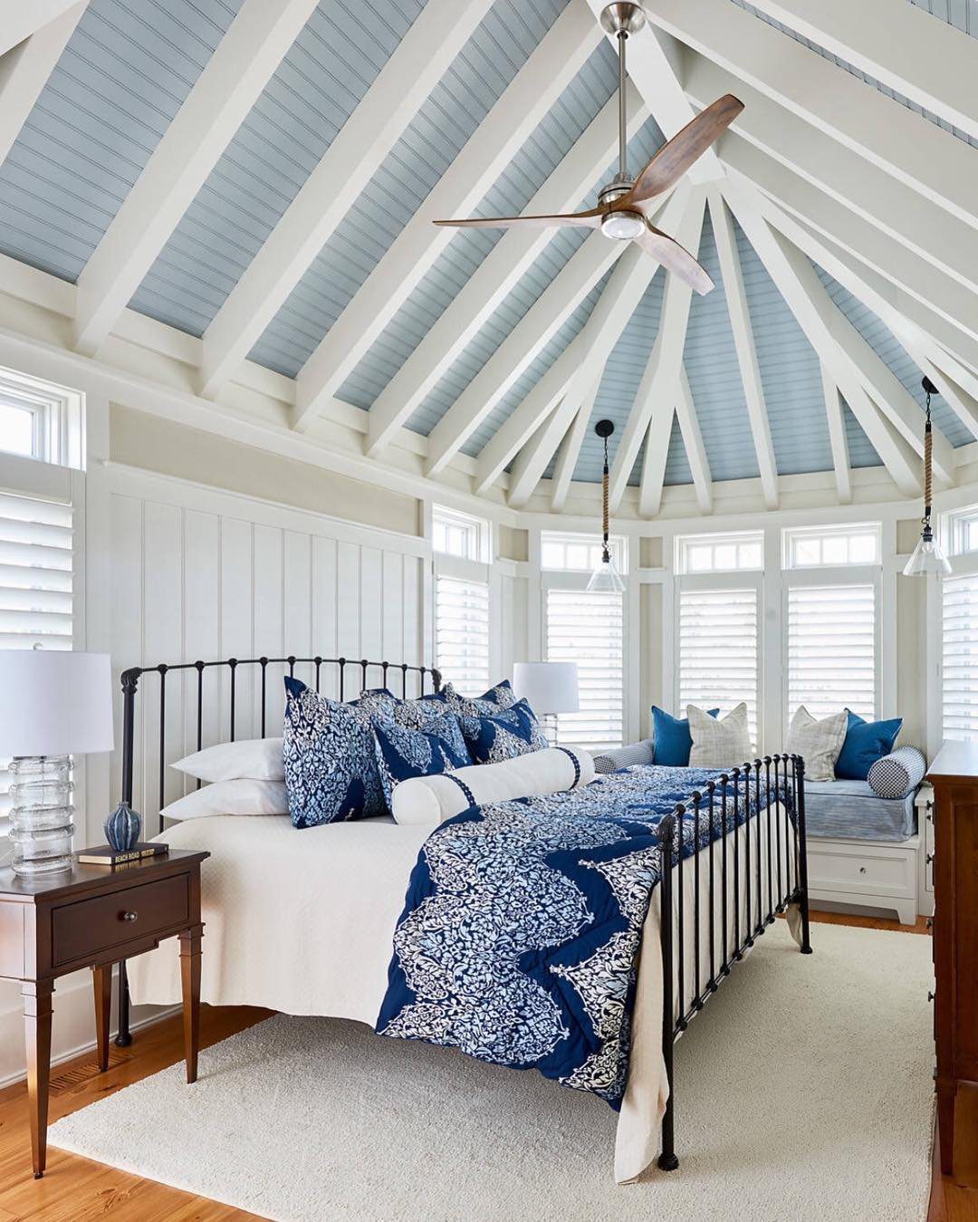 25 Mind-Blowing Bedroom Ceilings You Need in 2025 10 Coastal Vaulted Ceiling For Breezy Charm