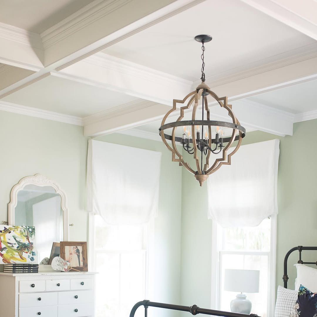 25 Mind-Blowing Bedroom Ceilings You Need in 2025 17 Timeless Coffered Ceiling With Rustic Charm