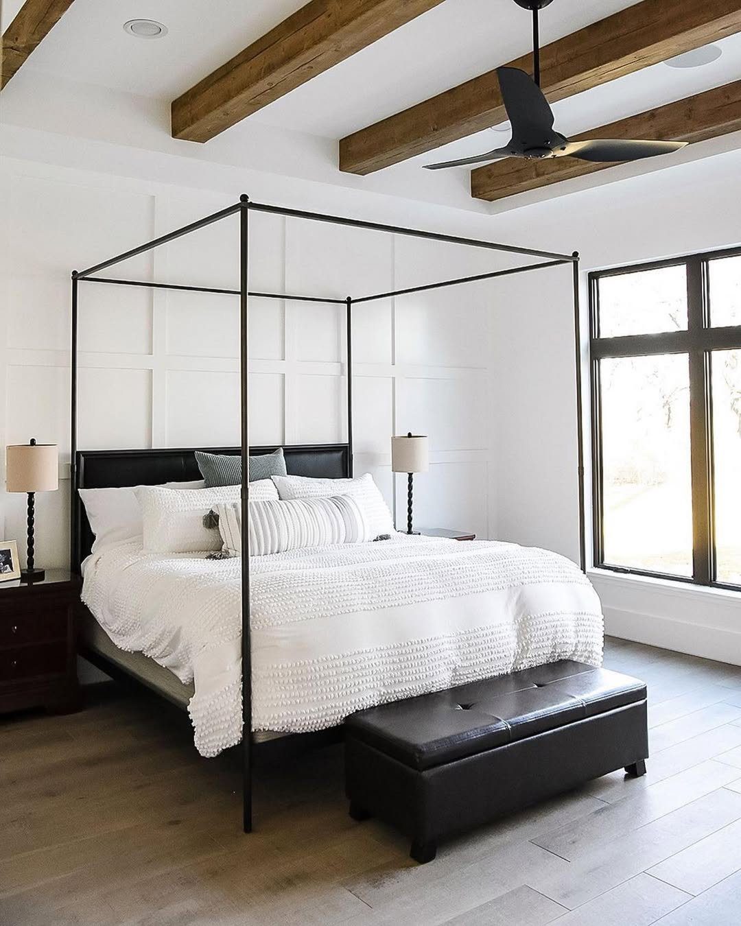 25 Mind-Blowing Bedroom Ceilings You Need in 2025 19 Exposed Beams For Rustic Modern Balance