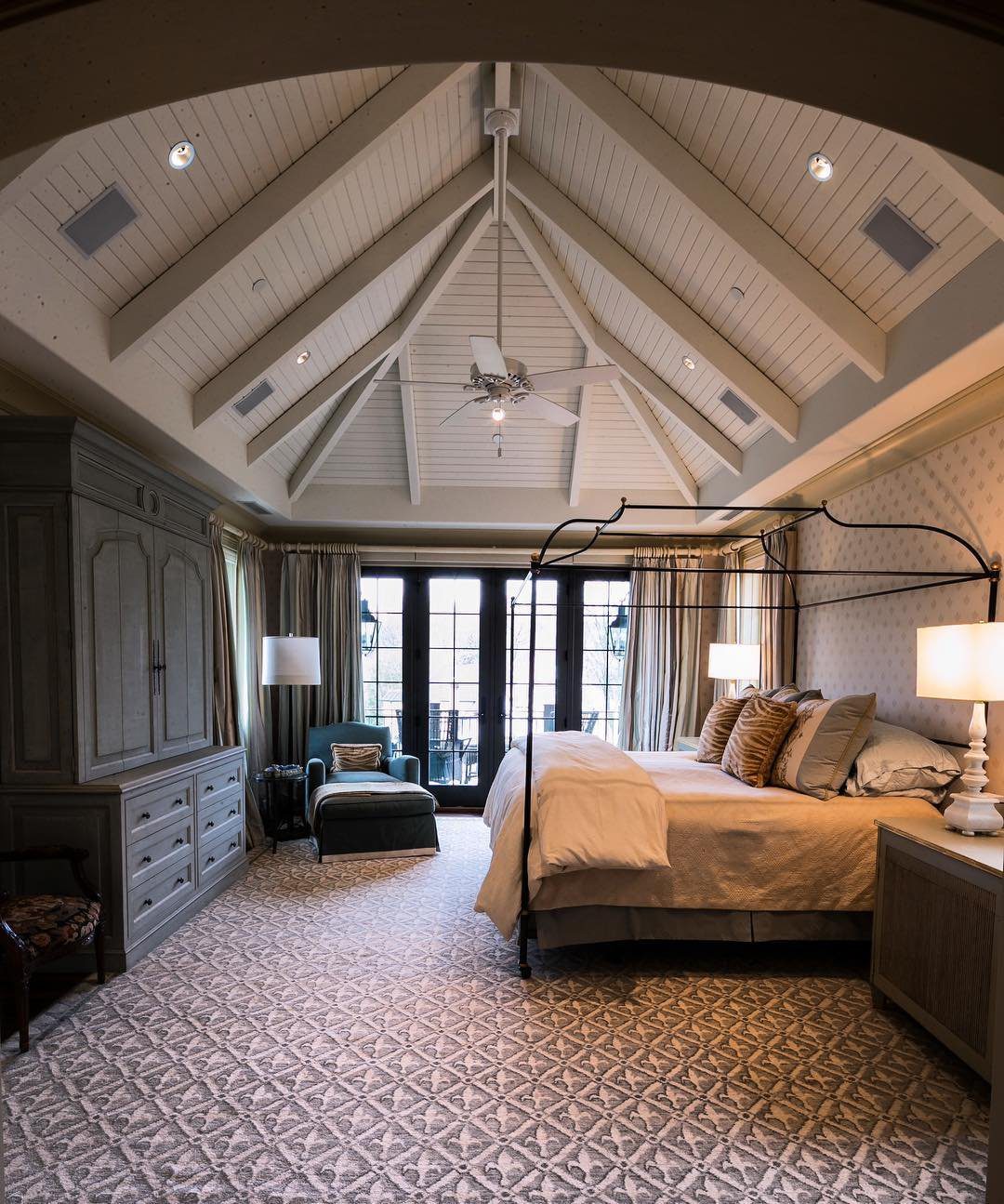 25 Mind-Blowing Bedroom Ceilings You Need in 2025 4 Vaulted Ceiling For Timeless Elegance