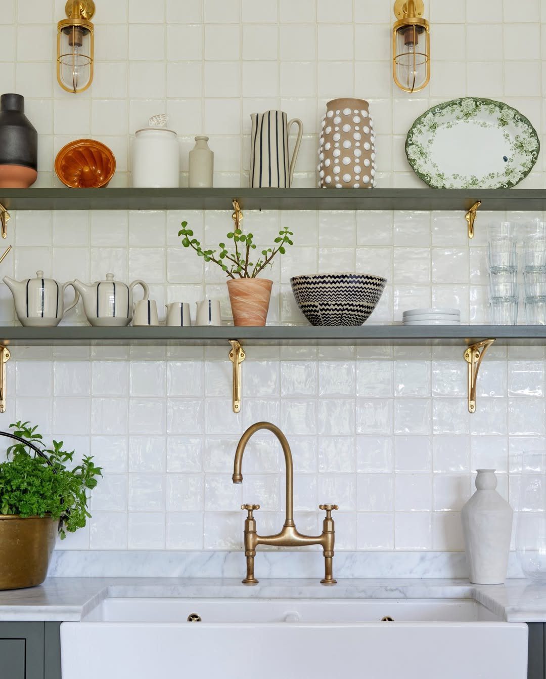 25 Stunning Kitchen Shelf Hacks You Need in 2025! 16 Timeless Elegance With Artisanal Touches