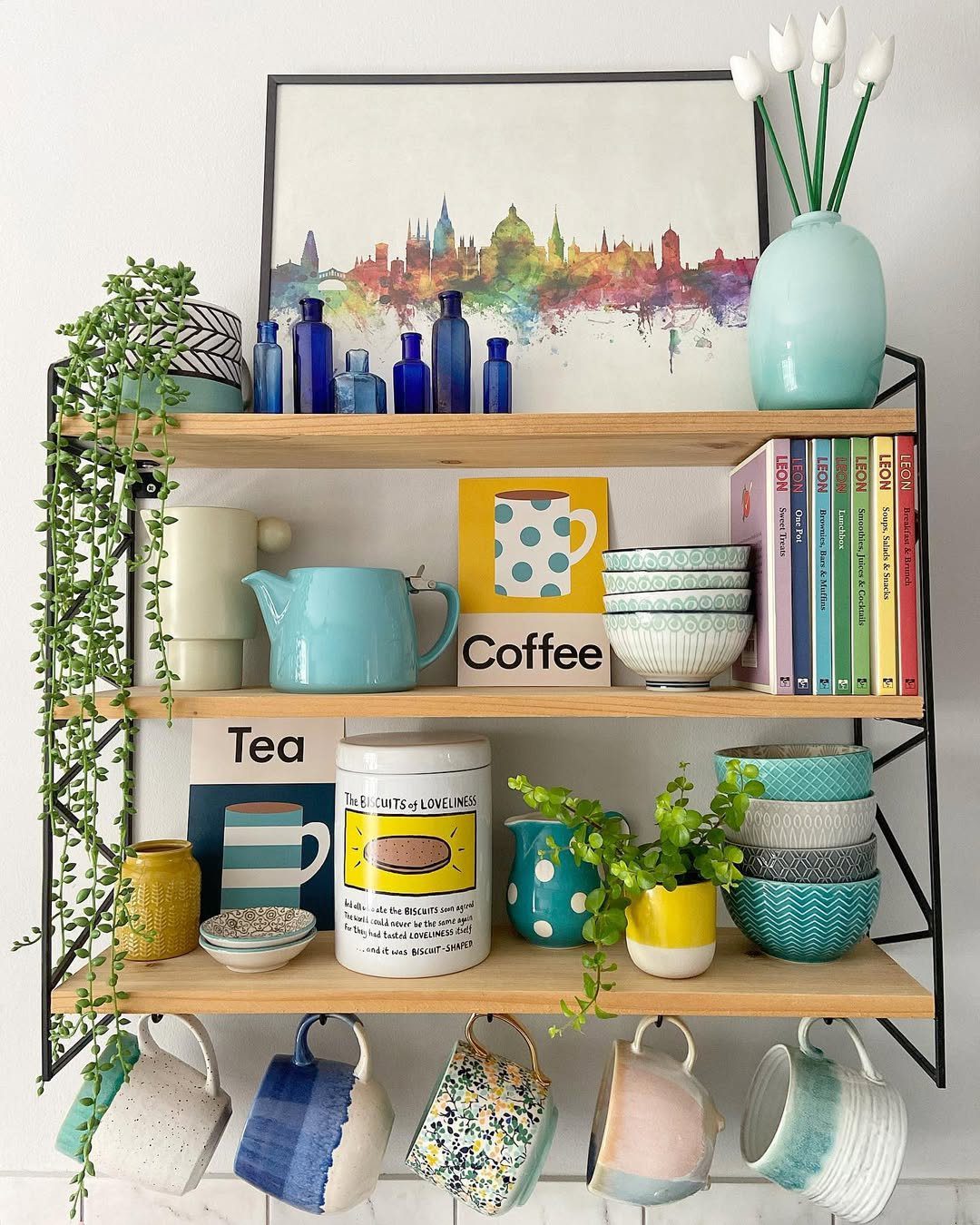 25 Stunning Kitchen Shelf Hacks You Need in 2025! 5 Vibrant And Playful Shelf Styling