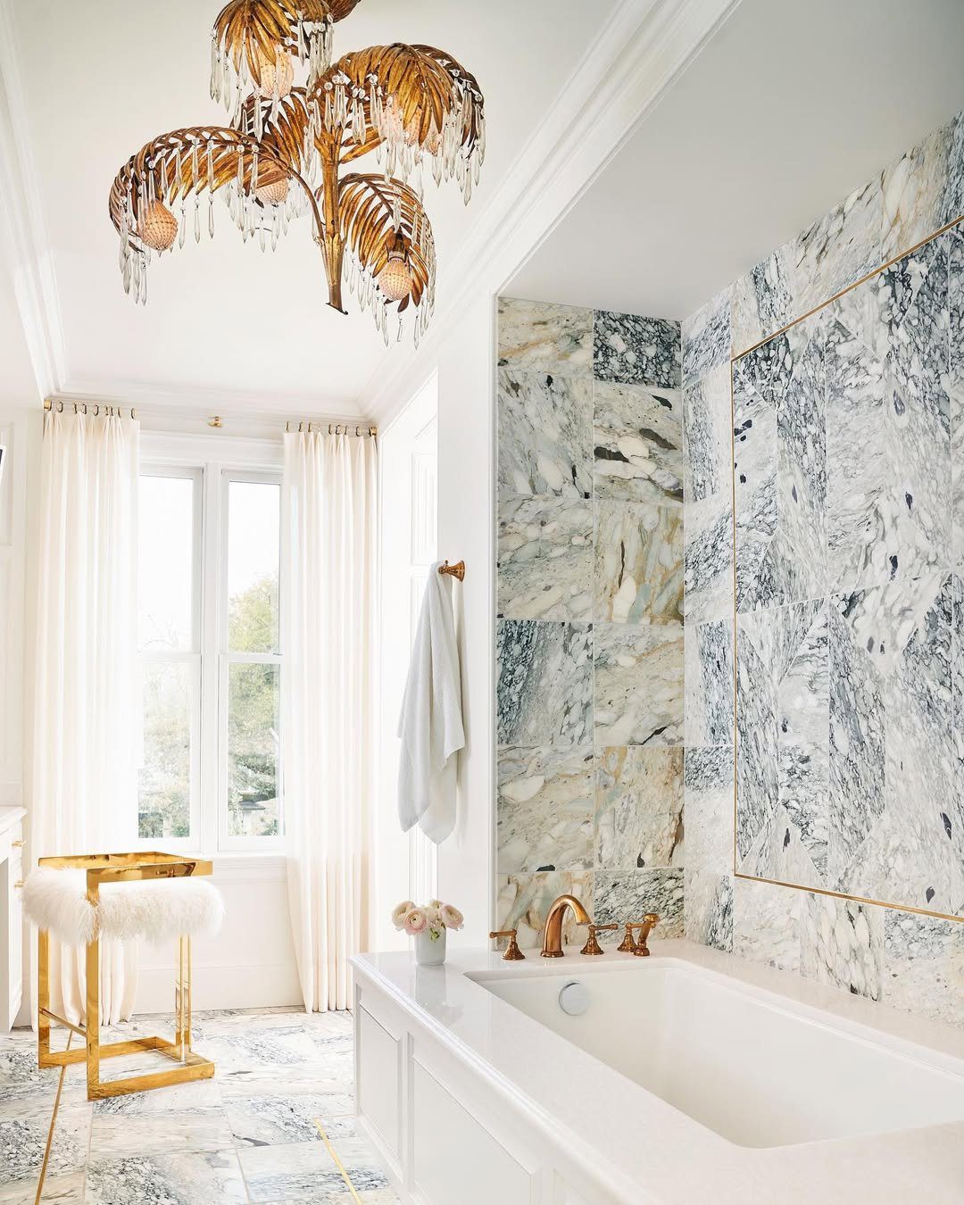 Bold Marble With Tropical Glam