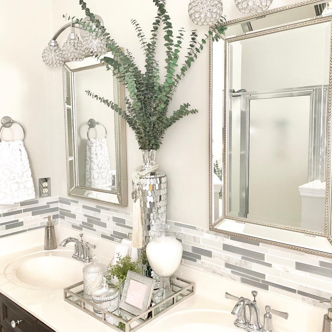 Silver Glam With Sparkling Accents