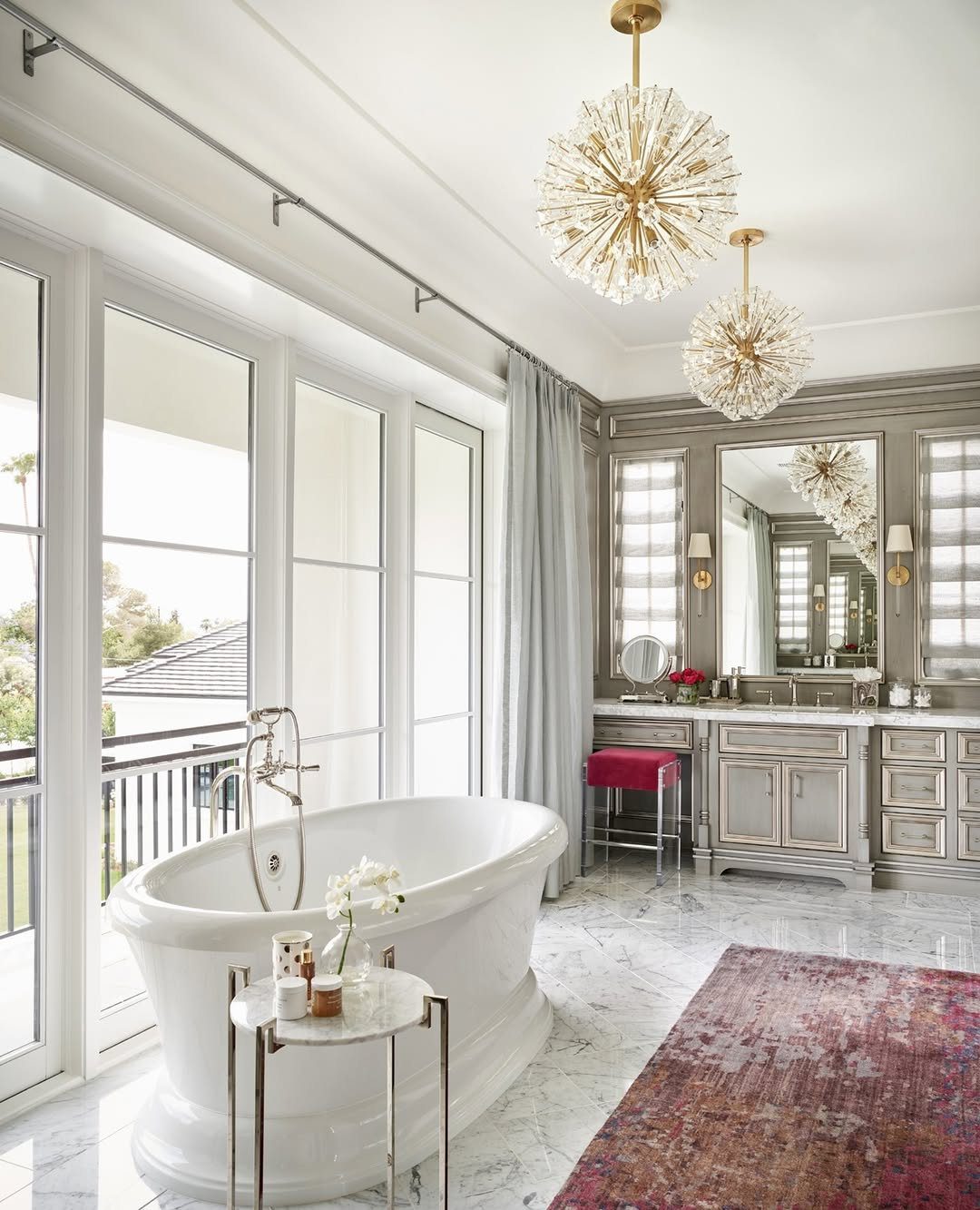 6. Glamorous Lighting Meets Classic Elegance