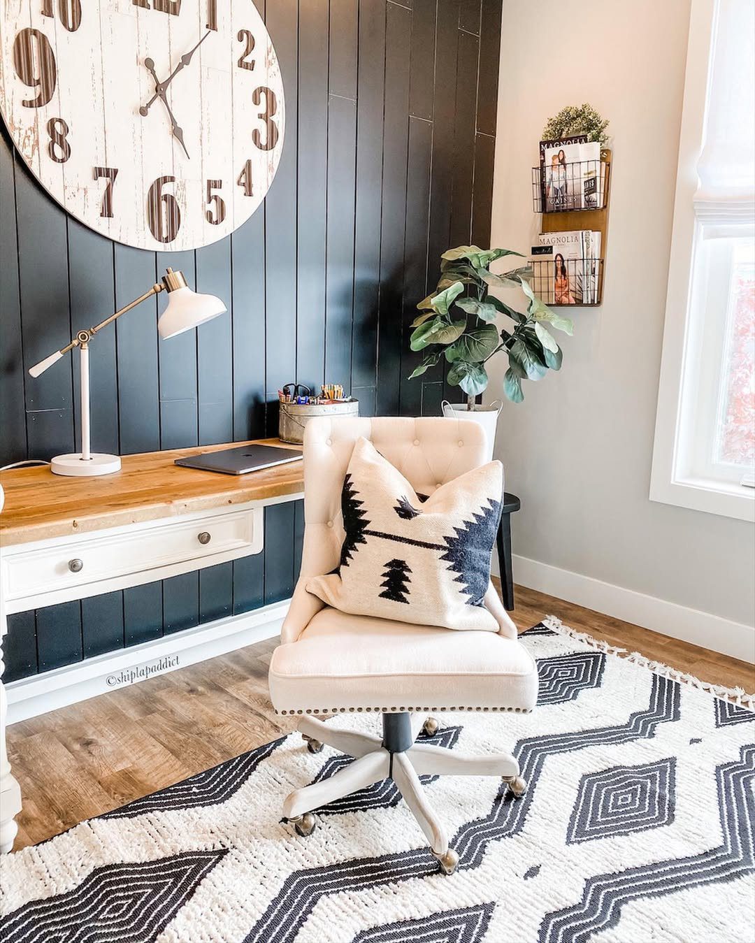 Bold Contrast With Cozy Textures