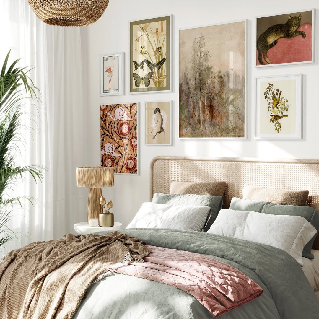 Jaw-Dropping Eclectic Bedrooms You Can't Miss (2025) 12 Natural Textures And Curated Art
