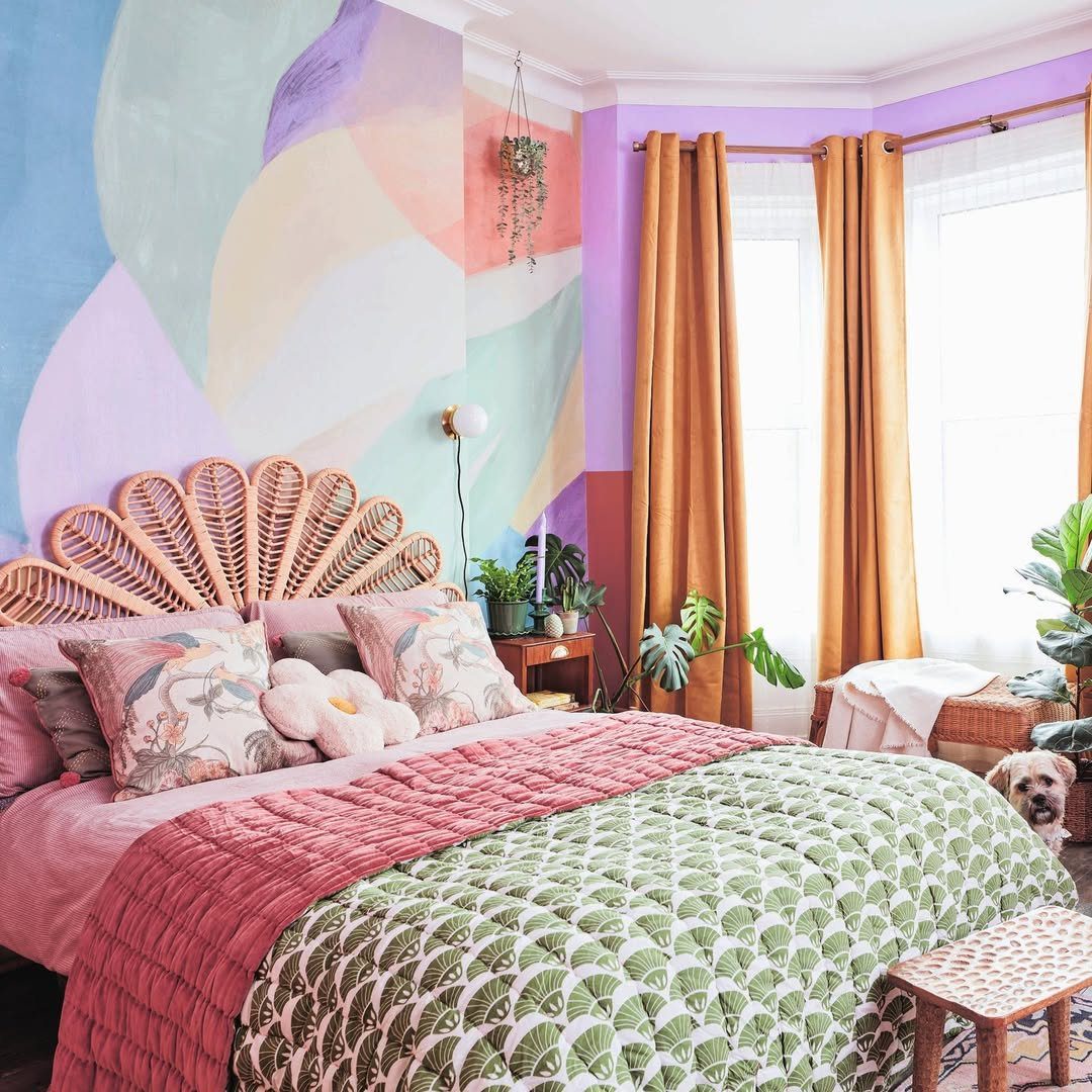Jaw-Dropping Eclectic Bedrooms You Can't Miss (2025) 1 Colorful Layers And Boho Flair