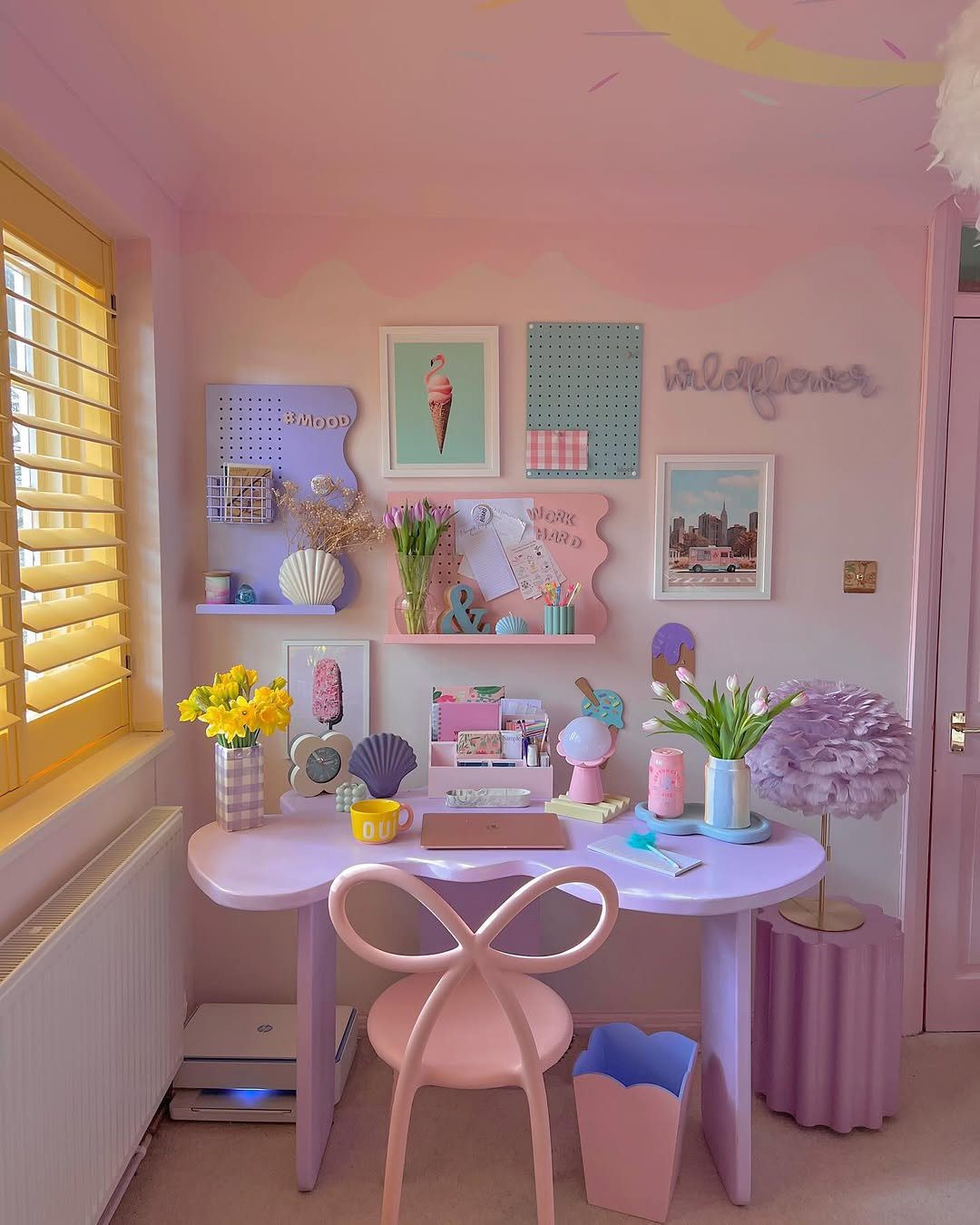 Whimsical Pastels for A Barbiecore Desk