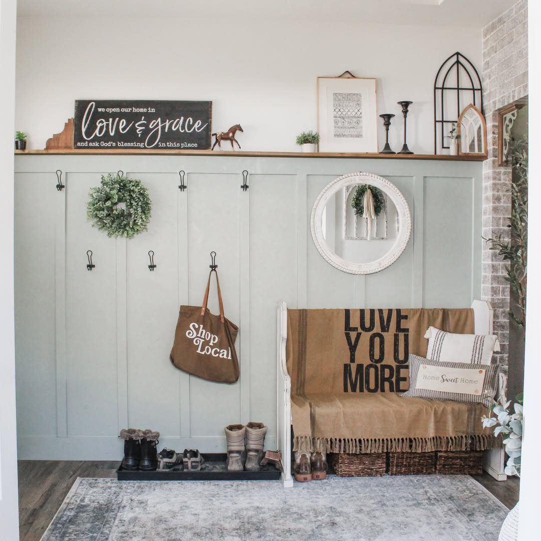 Warm And Rustic Board And Batten