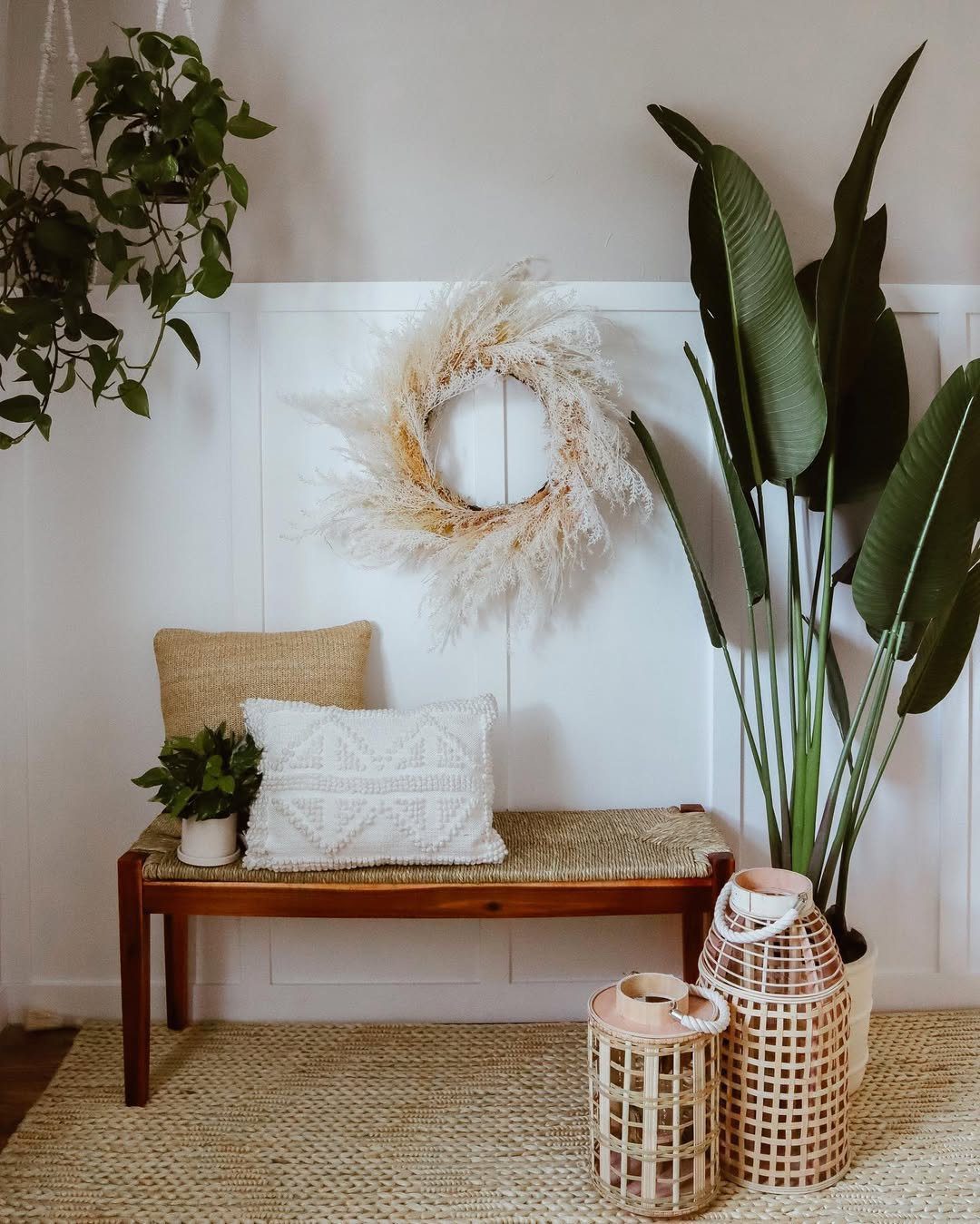 Boho Elegance With Board And Batten