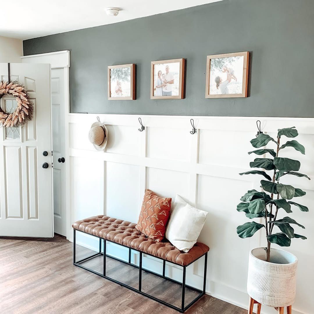 Modern Contrast With Board And Batten