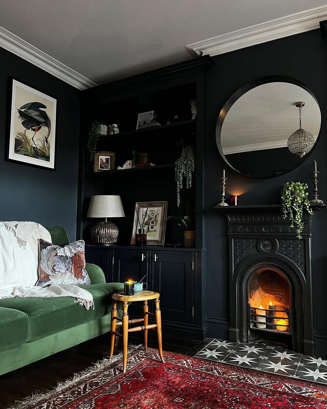 What is Dark Academia Interior Design