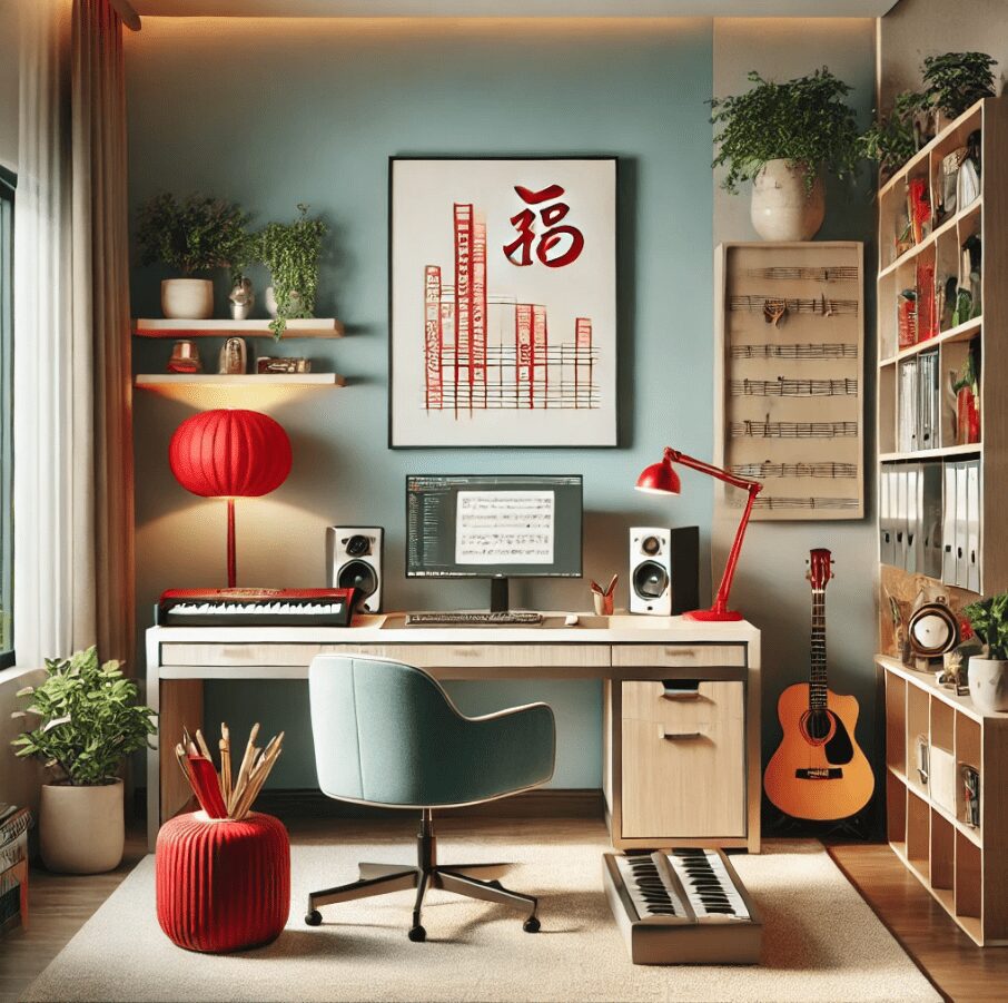 6 Feng Shui Elements Or Colors to Enhance Focus and Creativity in a Home Office