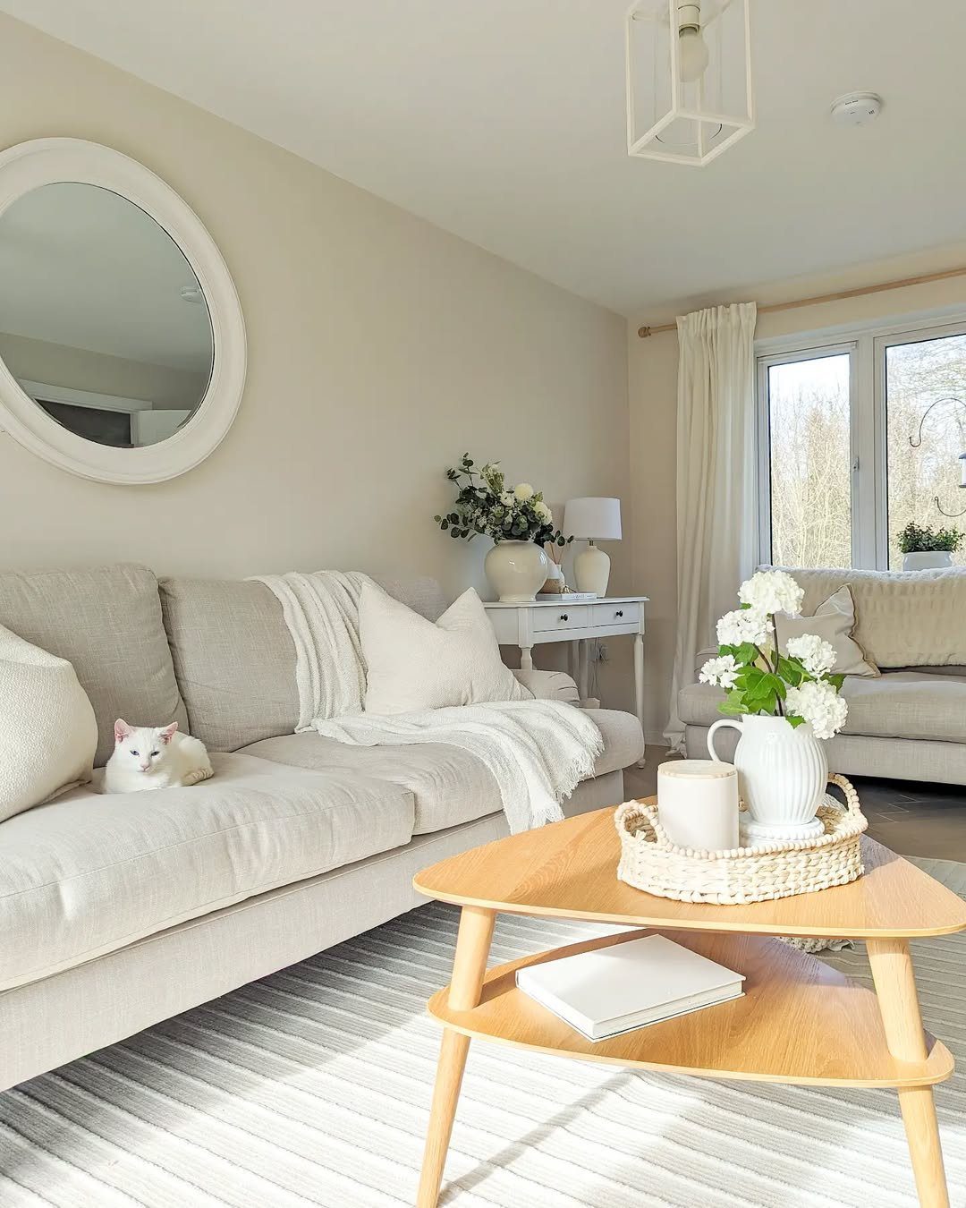 Sunlit Serenity With Soft Neutrals