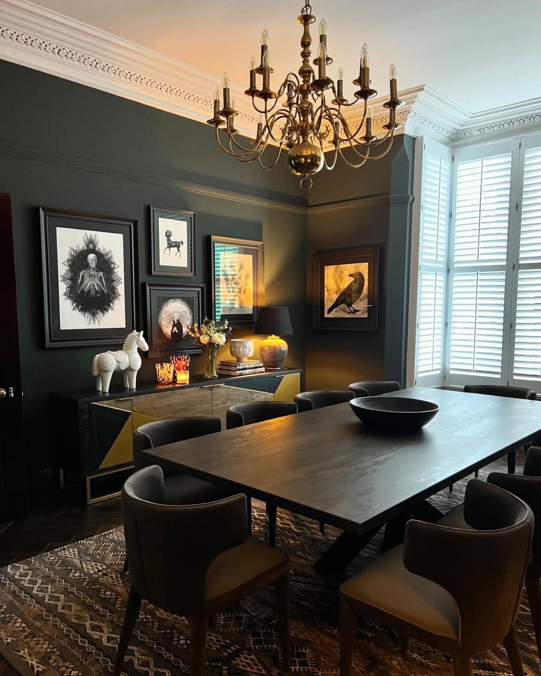 Victorian Dining Rooms That Will Stun You in 2025 7 Dark Victorian Glamour With A Modern Edge