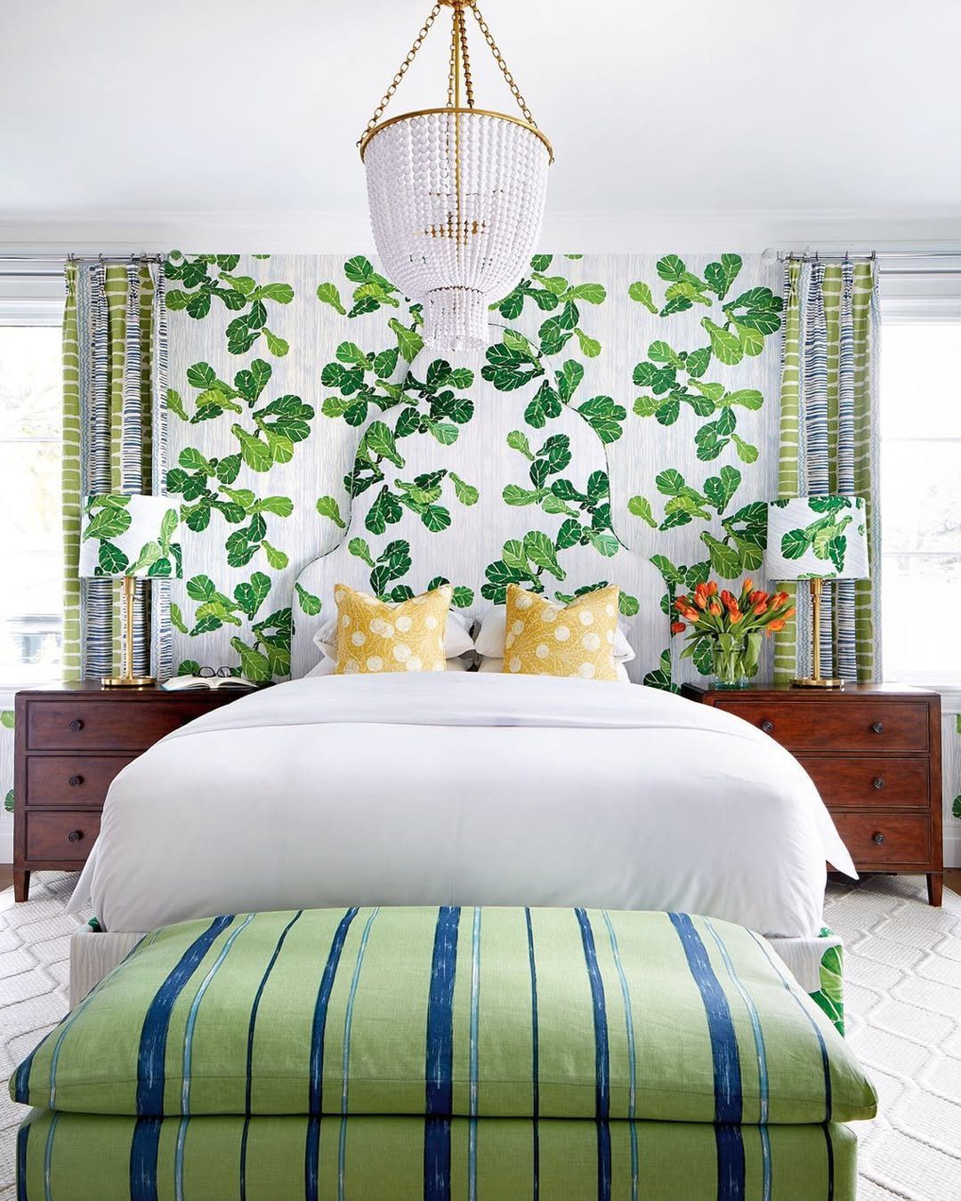 20 Jaw-Dropping Maximalist Bedrooms to Try in 2025! 13 Bold Botanicals With Classic Elegance