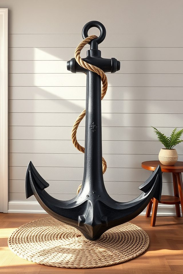 16 Edgy Tattoo-Inspired Decor Ideas for an Artistic Bedroom 6 bold maritime anchor decor