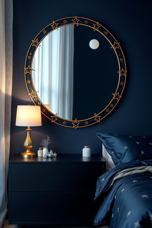 19 Dreamy Celestial Bedroom Ideas to Bring the Night Sky Indoors 15 celestial star moon frames