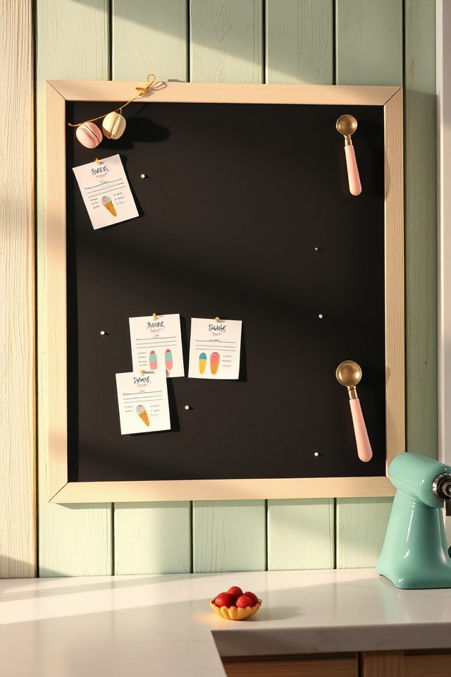 17 Ice Cream Themed Kitchen Decor Ideas 10 charming frozen treat board