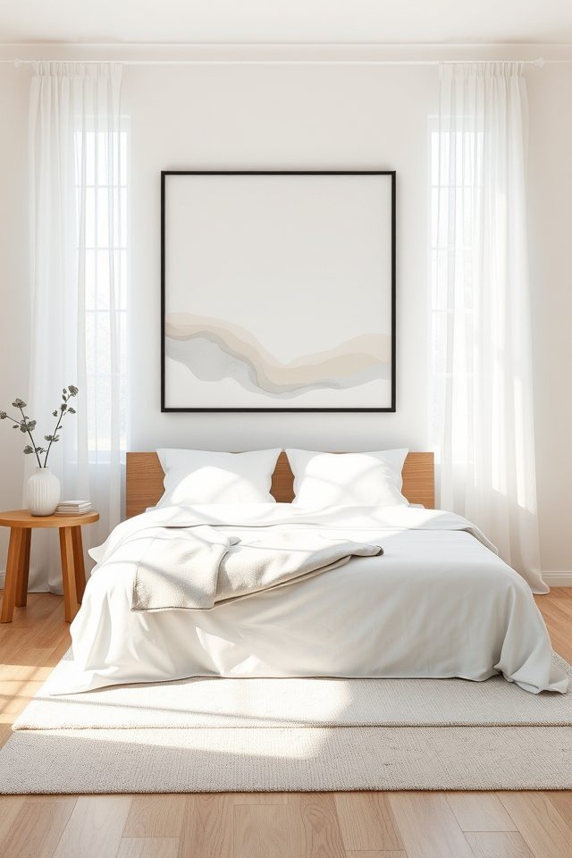 18 Bedroom Decor Inspirations for a Cozy National Simplicity Day 4 choose simple wall art