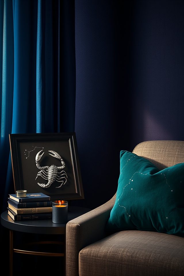 19 Dreamy Celestial Bedroom Ideas to Bring the Night Sky Indoors 13 display zodiac sign elements